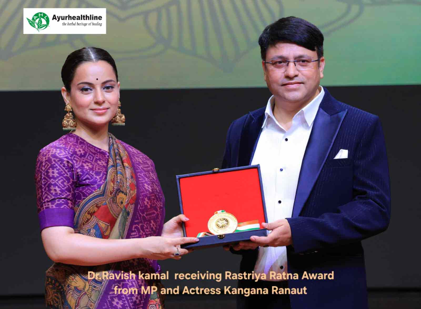 Dr.Ravish Kamal vitiligo specialist Rastriya Ratana Awardee from Kangana Ranaut
